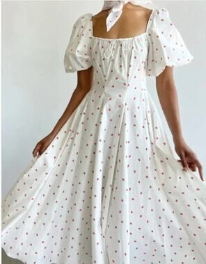 la belle etoile cotton french puff dress The Selkie French Puff La Belle Etoile Dress